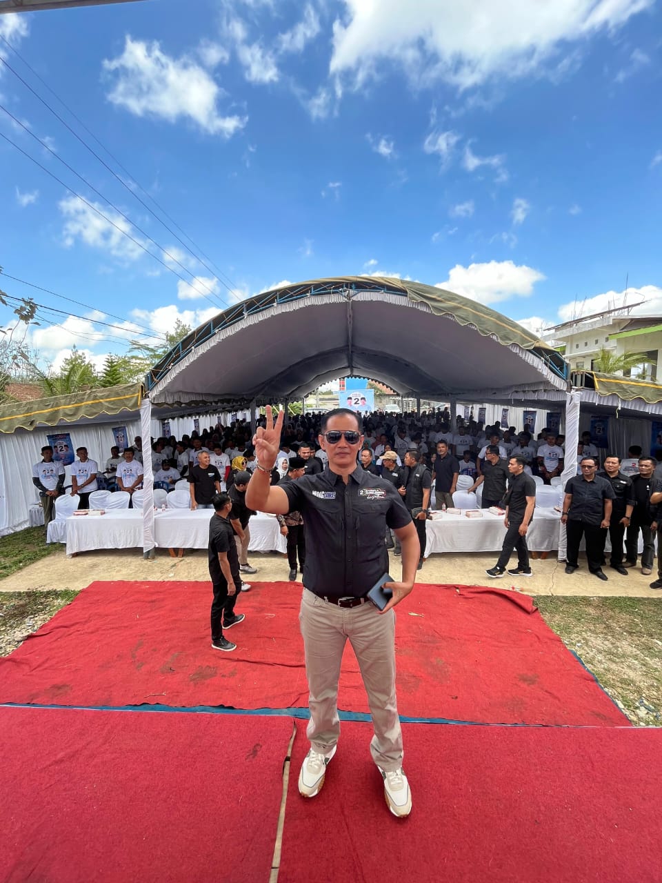 Legislator lima periode, Rudi Handoko.