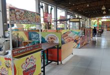 Lapak UMKM di PLUT Pacitan yang sepi pembeli.