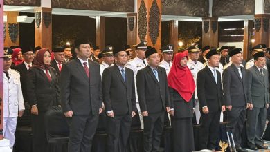 Pelantikan pejabat oleh Bupati KRT Indrata Nur Bayu Aji Reksonagoro.