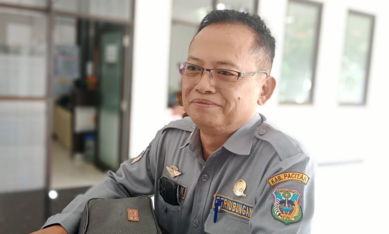 Kepala Dinas Perhubungan Pacitan, Bambang Mahendrawan.