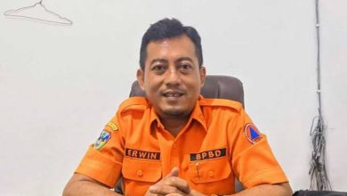 Kalak BPBD Pacitan, Erwin Andriatmoko. (Doc).