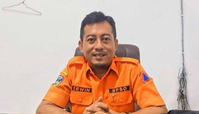 Kalak BPBD Pacitan, Erwin Andriatmoko. (Doc).
