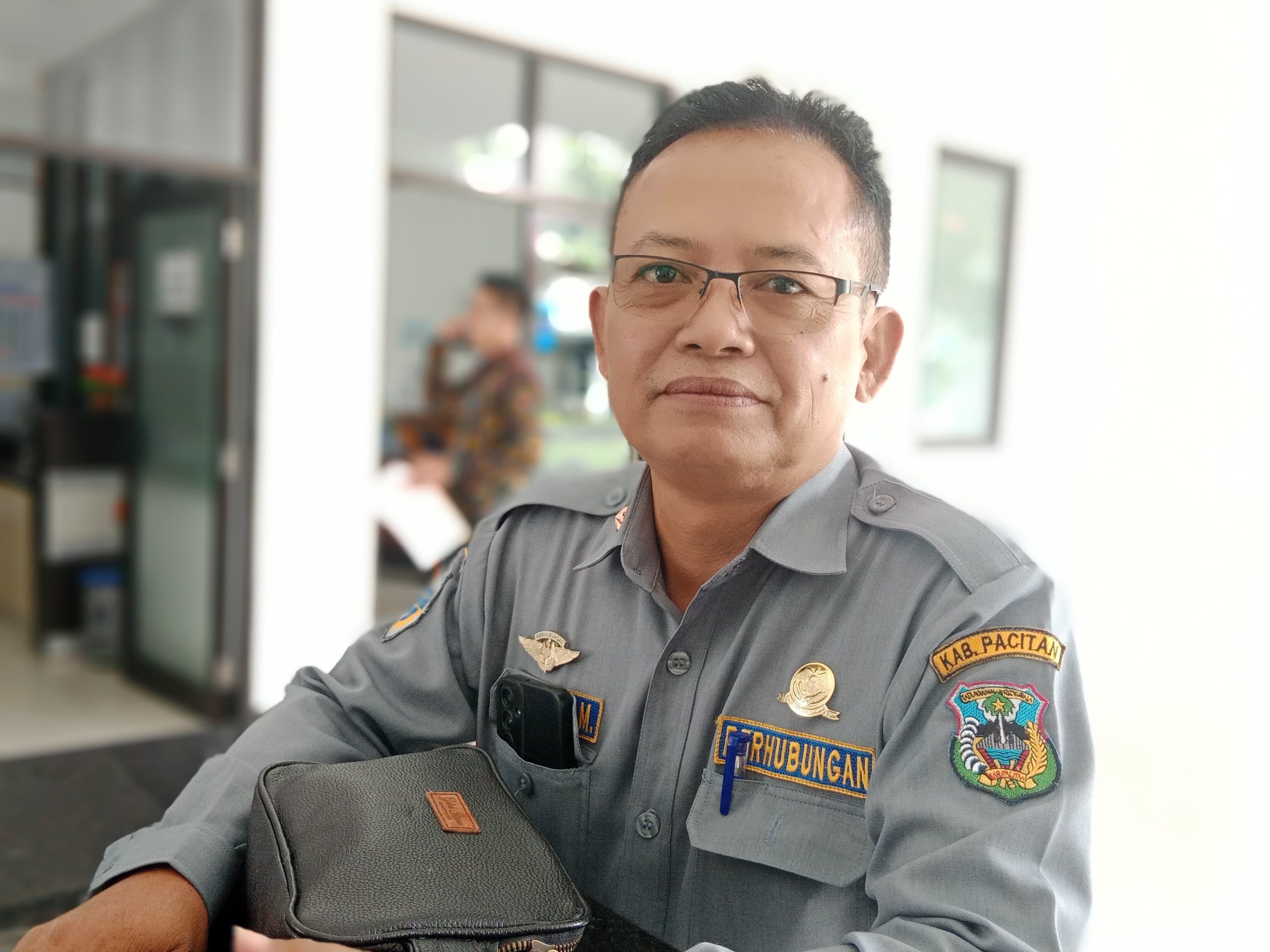 Kepala Dinas Perhubungan Pacitan, Bambang Mahendrawan.