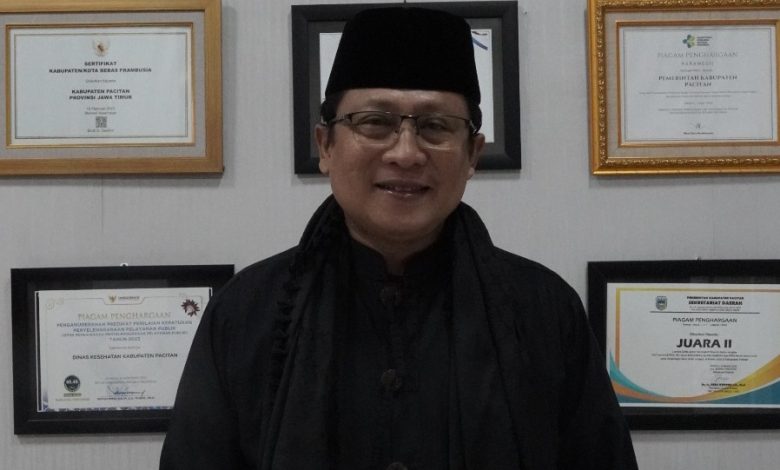 Kepala Dinas Kesehatan Pacitan, dr. Daru Mustikoaji.