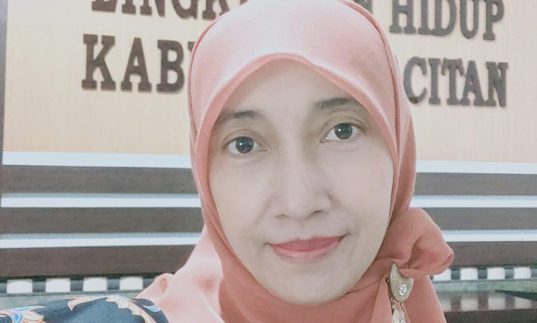 Kepala Dinas Lingkungan Hidup Pacitan, Cicik Roudlotul Jannah.