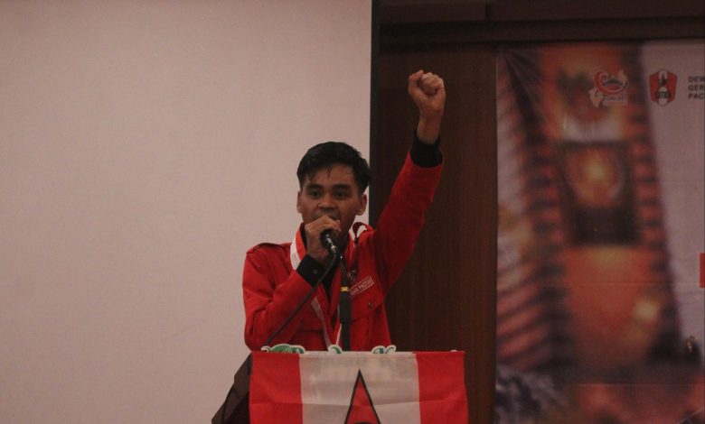 Ketua GMNI Pacitan, Febri Firdiansyah.