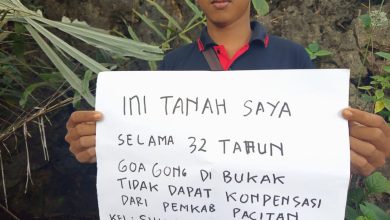Keluarga Kateni yang meminta penutupan sementara, kawasan wisata Goa Gong.