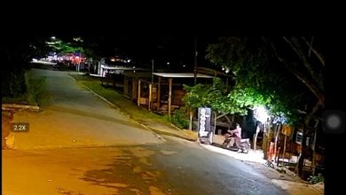 Diduga pelaku pencurian di warung bakso di kawasan Pancer Door Pacitan.