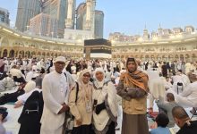 Wakil Ketua DPRD Pacitan, H. Lancur Susanto, saat berada di tanah suci.