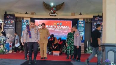 Wabup Pacitan, Gagarin, S. Sos, MVP, saat menghadirkan penilaian tiga pilar dari Mabes Polri.