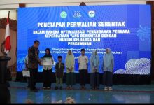 Wabup Pacitan, Gagarin, saat menghadiri sidang perwalian anak di Pendopo Pemkab Pacitan.