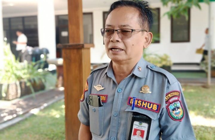 Kepala Dinas Perhubungan Pacitan, Bambang Mahendrawan.