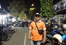 Erwin salah seorang petugas parkir saat Festival Ronthek 2026 Pacitan.