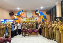 Sekda Maulana Heru Wiwoho saat menghadiri ultah ke-3 MPP Pacitan.
