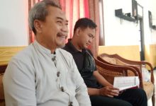 Kepala Bakesbangpol Pacitan, H. Turmudi, S. Sos, Msi bersama Ketua PPI Pacitan, Yogi.