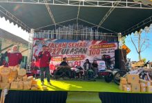 Kadis Perikanan Pacitan, Nanang Hardwijono, S. Sos, M.Si saat membuka kegiatan peringatan HUT Kemerdekaan ke-81 RI.