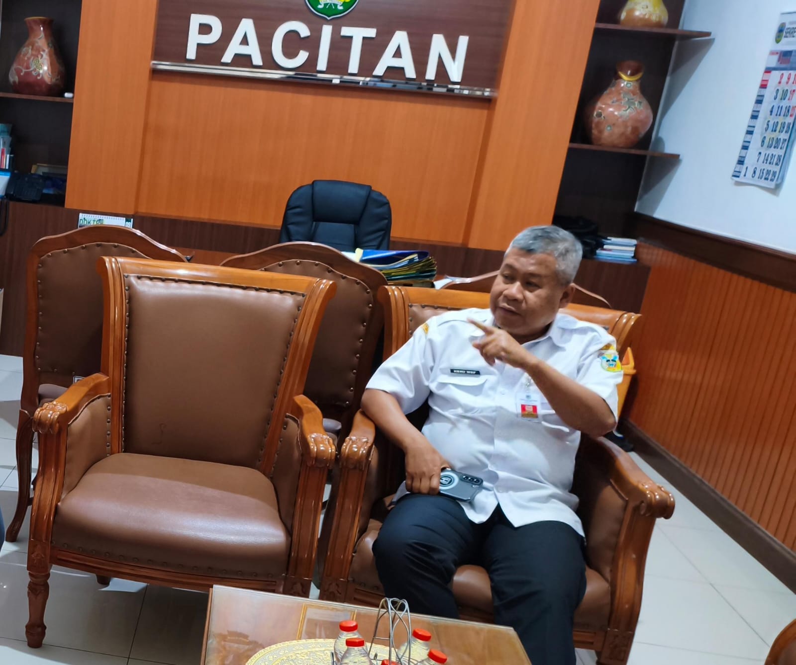 Sekda Pacitan, Dr. Ir. H. Maulana Heru Wiwoho Supadi Putro, M. S.i