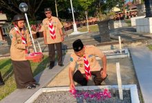 Peringati HUT Pramuka, Ketua Kwarcab Gerakan Pramuka Pacitan, Dr. Ir. H. Maulana Heru Wiwoho Supadi Putro, M. Si.