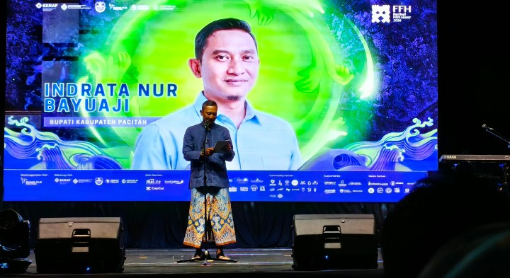 Bupati Pacitan, KRT Indrata Nur Bayuaji Reksonagoro, pada acara Festival Film Horor 2026