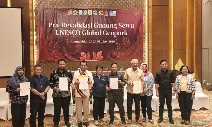 Kegiatan Pra Revalidasi Geopark Gunung Sewu oleh UNESCO.